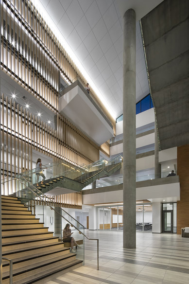 UCR Multidisciplinary Research Building Riverside Interior Staircase Science Technology SmithGroup