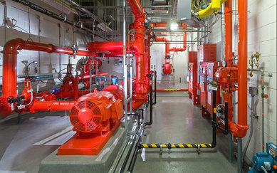 Fire Room at Library of Congress National Audio-Visual Conservation Center