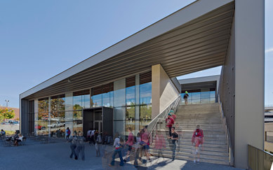 University of Arkansas Champions Hall Architecture Exterior Higher Education SmithGroup