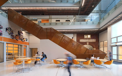 University of Tennessee Knoxville Zeanah Engineering Complex Staircase