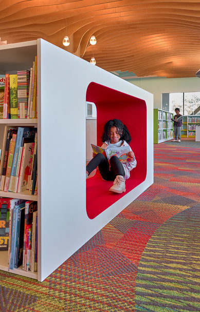 South San Francisco Civic Center Interior Image architecture workplace library