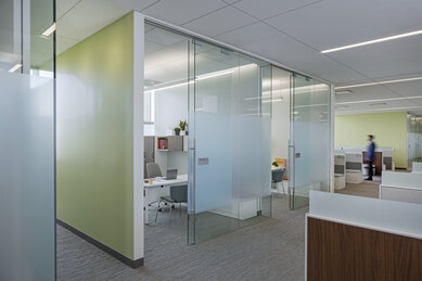 LA County Hall of Records Enclosed Office Workplace Interior Design Los Angeles California SmithGroup