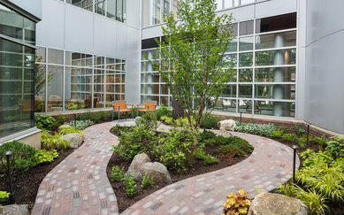 BILH Hospital Exter New Hampshire Health Courtyard