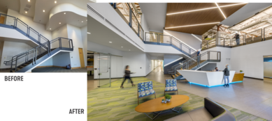 GoDaddy Gilbert Entry Interior Design SmithGroup Phoenix