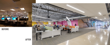 GoDaddy Gilbert Open Office Interior Design Phoenix SmithGroup