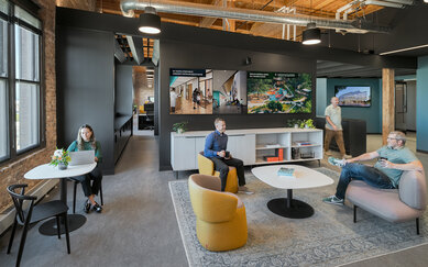 SmithGroup Milwaukee Office interior