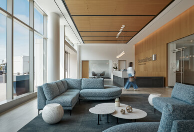 SchoolsFirst Headquarters Lobby Entry SmithGroup Architecture