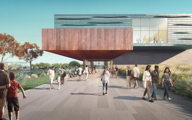 Gilcrease Museum Entry Rendering | SmithGroup