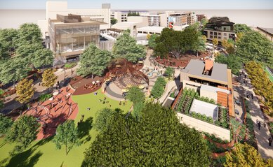 Thousand Oaks Downtown Plaza Rendering SmithGroup Architecture