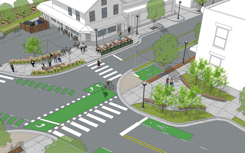 how to design urban street Lakeside cheshunt metropolis broxbourne ...