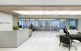 Nossaman LLP Los Angeles Office Lobby Interior Design SmithGroup