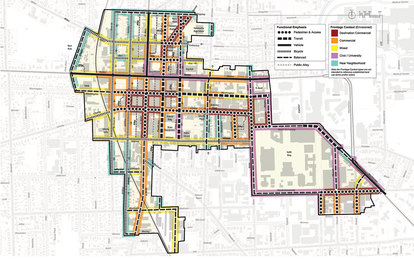 City Street Map Ann Arbor MI