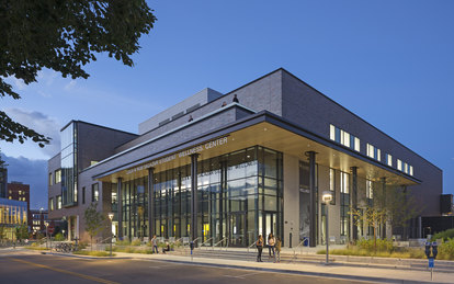 University of Colorado Denver Lola Rob Salazar Wellness Center Exterior Entrance Higher Education Architecture SmithGroup 