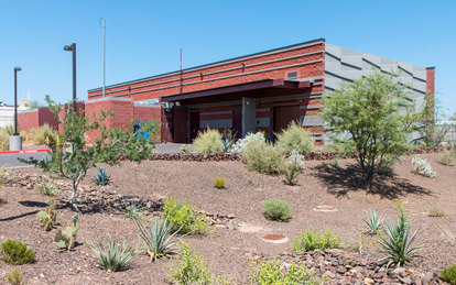 Salt River Pima Maricopa Indian Community Data Center exterior architecture Science and technology SmithGroup Scottsdale Phoenix Arizona