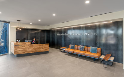 Mercedes Benz Financial Services Headquarters SmithGroup Fort Worth Interior Workplace Office Design