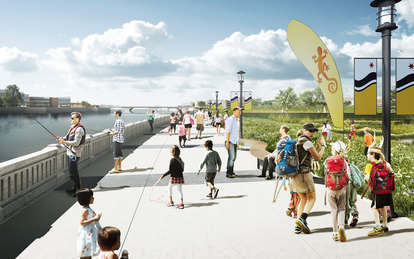Riverfront Parks and Trails Master Plan South Bend Urban Design Ann Arbor