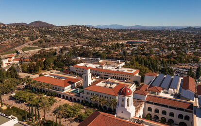 San Diego State campus aerial