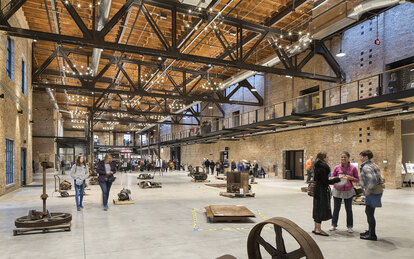 Interior photo of Garver Feed Mill redevelopment in Madison, WI