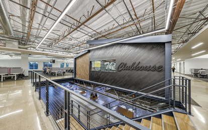 GoDaddy Gilbert Clubhouse Lounge SmithGroup Interior Design Phoenix