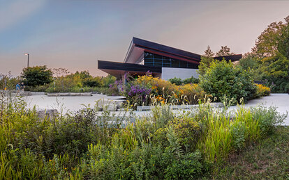 Photo of the Jill Perelman Pavilion at West Park, Carmel, Indiana