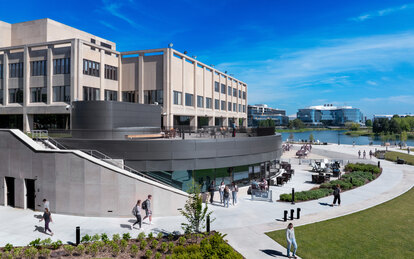Northwestern University Luna's Pub, Kahn Pavilion and Cohen Lawn