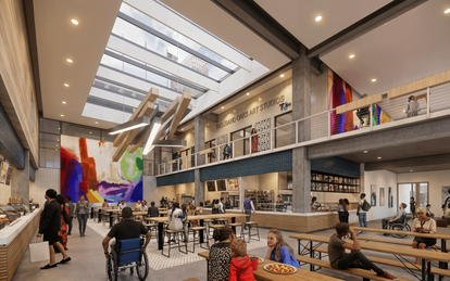 Thousand Oaks Downtown Development Interior Rendering SmithGroup Architecture