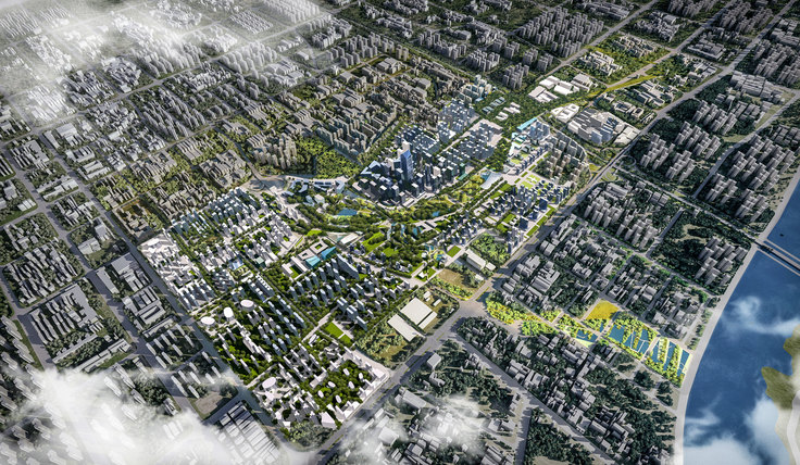 Xi’an Xujiawan District Master Plan Competition | SmithGroup